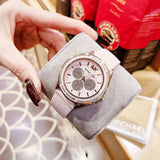 Michael Kors Quartz Pink Dial Pink Silicone Strap Watch For Women - MK6946 Authentic Buy Shop Now