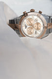 Tissot PR 100 Sport Chic Chronograph Mother of Pearl Dial Two Tone Steel Strap Watch for Women - T101.917.22.151.00 Authentic Buy Shop Now