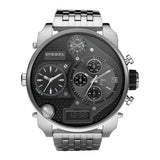 Diesel Mr Daddy 1.0 Black Dial Stainless Steel Stainless Watch For Men - DZ7221 Authentic Buy Shop Now