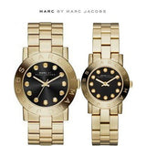 Marc Jacobs Amy Black Dial Gold Steel Strap Watch for Women - MBM3336 Authentic Buy Shop Now