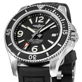 Breitling Superocean II 44mm Black Dial Black Rubber Strap Watch for Men - A17367D71B1S2 Authentic Buy Shop Now