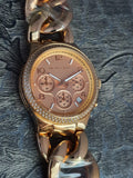 Michael Kors Runway Rose Gold Dial Rose Gold Steel Strap Watch for Women - MK3247 Authentic Buy Shop Now