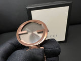 Gucci Interlocking XL Brown Dial Brown Steel Strap Watch For Men - YA133211 Authentic Buy Shop Now