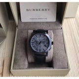 Burberry The City Black Dial Black Leather Strap Watch for Men - BU9364 Authentic Buy Shop Now