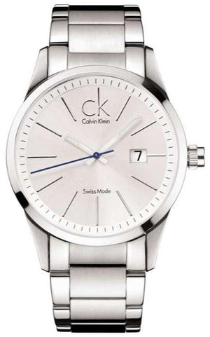 Calvin Klein Bold Silver Dial Silver Steel Strap Watch for Men - K2246120 Authentic Buy Shop Now