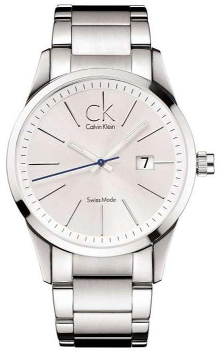 Calvin Klein Bold Silver Dial Silver Steel Strap Watch for Men - K2246120 Authentic Buy Shop Now