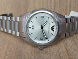 Emporio Armani Classic Silver Dial Silver Steel Strap Watch for Men - AR5894 Authentic Buy Shop Now