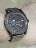 Fossil Machine Chronograph Grey Dial Grey Steel Strap Watch for Men - FS5172 Authentic Buy Shop Now