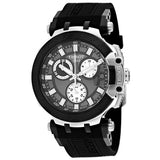 Tissot T Race Chronograph Anthracite Black Dial Black Silicone Strap Watch For Men - T115.417.27.061.00 Authentic Buy Shop Now