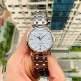 Tissot T Classic Automatic III Day Date White Dial Silver Steel Strap Watch for Men - T065.930.11.031.00 Authentic Buy Shop Now