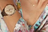 Tommy Hilfiger Whitney Chronograph Quartz Rose Gold Dial Rose Gold Steel Strap Watch For Women - 1782120 Authentic Buy Shop Now