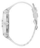 Guess Phoenix J Balvin White Dial Transparent Silicone Strap Watch For Men - V1051M1 Authentic Buy Shop Now