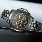 Maserati Successo Chronograph Gray Dial Gray Steel Strap Watch For Men - R8873621007 Authentic Buy Shop Now