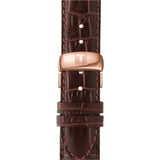 Tissot Le Locle Powermatic 80 Silver Dial Brown Leather Strap Watch For Men - T006.407.36.033.00 Authentic Buy Shop Now