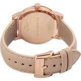 Burberry The City Beige Dial Beige Leather Strap Watch for Women - BU9207 Authentic Buy Shop Now