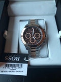 Hugo Boss Novia Brown Dial Two Tone Steel Strap Watch for Women - 1502617 Authentic Buy Shop Now