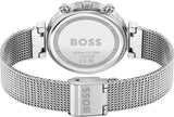 Hugo Boss Flawless Pink Dial Silver Mesh Bracelet Watch for Women - 1502625 Authentic Buy Shop Now