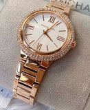 Michael Kors Taryn Quartz White Dial Rose Gold Steel Strap Watch For Women - MK4460 Authentic Buy Shop Now