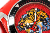 Gucci Dive Quartz Red Dial Red Rubber Strap Watch For Men - YA136315 Authentic Buy Shop Now