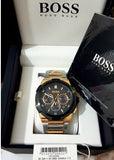 Hugo Boss Supernova Black Dial Two Tone Steel Strap Watch for Men - 1513358 Authentic Buy Shop Now