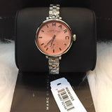Marc Jacobs Sally Orange Dial Silver Steel Strap Watch for Women - MBM3365 Authentic Buy Shop Now