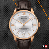 Tissot Chemin Des Tourelles Powermatic 80 Silver Dial Brown Leather Strap Watch For Men - T099.407.36.038.00 Authentic Buy Shop Now