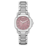 Burberry The Britain Diamonds Pink Dial Silver Steel Strap Watch for Women - BBY1805 Authentic Buy Shop Now