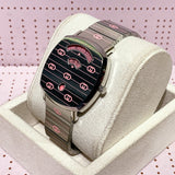 Gucci Grip Quartz Silver Dial Silver Steel Strap Watch For Women - YA157438 Authentic Buy Shop Now