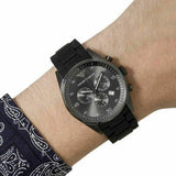 Emporio Armani Sportivo Chronograph Black Dial Black Stainless Steel Watch For Men - AR5889 Authentic Buy Shop Now