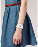 Michael Kors Ceramic White Dial White Steel Strap Watch for Women - MK5387 Authentic Buy Shop Now