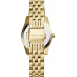 Michael Kors Lexington Quartz Pink Dial Gold Steel Strap Watch For Women - MK3270 Authentic Buy Shop Now