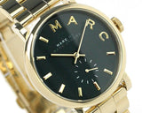 Marc Jacobs Baker Green Dial Gold Steel Strap Watch for Women - MBM3245 Authentic Buy Shop Now