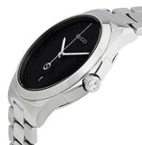 Gucci G Timeless Quartz Stainless Steel Black Dial 27mm Watch For Men - YA126522 Authentic Buy Shop Now