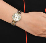 Fossil Virginia Silver Dial Two Tone Steel Strap Watch for Women - ES3503 Authentic Buy Shop Now