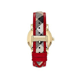 Burberry The City Champagne Dial Leather Strap Watch for Women - BU9139 Authentic Buy Shop Now