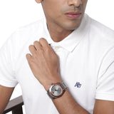 Emporio Armani Sigma Quartz Grey Dial Grey Steel Strap Watch For Men - AR11178 Authentic Buy Shop Now
