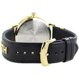 Versace V-Circle Manifesto Edition Black Dial Black Leather Strap Watch for Men - VBQ050017 Authentic Buy Shop Now