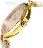 Versace Olympo Quartz White Dial Beige Leather Strap Watch for Women - VAN050016 Authentic Buy Shop Now