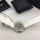 Hugo Boss Volane Grey Dial White SIlicone Strap Watch for Men - 1513948 Authentic Buy Shop Now