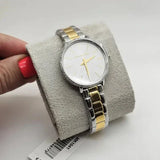 Michael Kors Pyper Quartz Silver Dial Two Tone Steel Strap Watch For Women - MK1041 Authentic Buy Shop Now