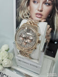 Michael Kors Lexington Rose Gold Dial Rose Gold Stainless Steel Strap Watch for Men - MK8580 Authentic Buy Shop Now