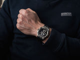 Maurice Lacroix Aikon Chronograph Black Dial Black Leather Strap Watch for Men - AI1018-SS001-330-1 Authentic Buy Shop Now