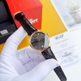 Tissot Chemin Des Tourelles Powermatic 80 Lady Brown Dial Brown Leather Strap Watch For Women - T099.207.36.447.00 Authentic Buy Shop Now