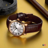 Tissot Carson Premium Lady Silver Dial Brown Leather Strap Watch For Women - T122.210.36.033.00 Authentic Buy Shop Now