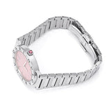 Bvlgari Bvlgari Bvlgari Quartz Pink Dial Silver Steel Strap Watch for Women - BVLGARI103711 Authentic Buy Shop Now