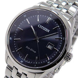 Citizen Eco Drive Blue Dial Silver Steel Strap Watch For Men - BM7250-56L Authentic Buy Shop Now