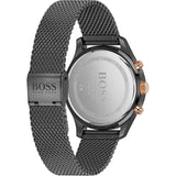 Hugo Boss Associate Black Dial Black Mesh Bracelet Watch for Men - 1513811 Authentic Buy Shop Now