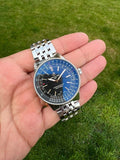 Breitling Navitimer Automatic 41mm Black Dial Silver Steel Strap Watch for Men - A17326241B1A1 Authentic Buy Shop Now