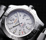 Breitling Colt Automatic Silver Dial Black Leather Mens Watch - A1738811/G791/173A Authentic Buy Shop Now