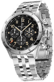 Breitling Super Avi B04 Chronograph GMT 46 P-51 Mustang Black Dial Silver Steel Strap Watch for Men - AB04453A1B1A1 Authentic Buy Shop Now